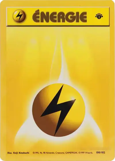 Image de la carte Pokemon Énergie Électrique (Édition 1) 100/102
