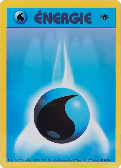 Image de la carte Pokemon Énergie Eau (Édition 1) 102/102