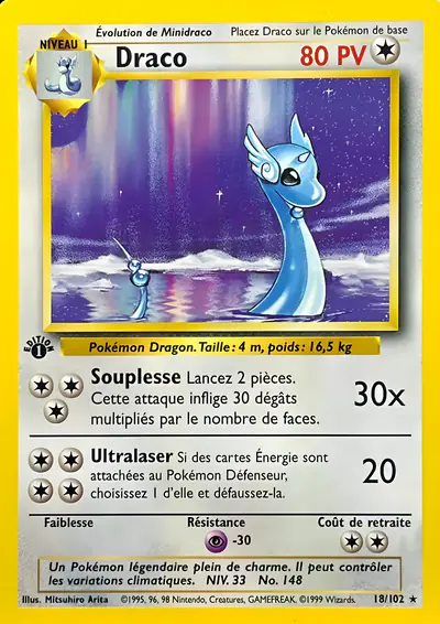 Image de la carte Pokemon Draco (Édition 1) 18/102