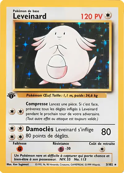 Image de la carte Pokemon Leveinard (Édition 1) 3/102