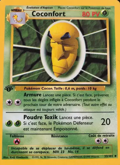 Image de la carte Pokemon Coconfort (Édition 1) 33/102