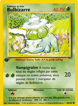 Bulbizarre 44/102