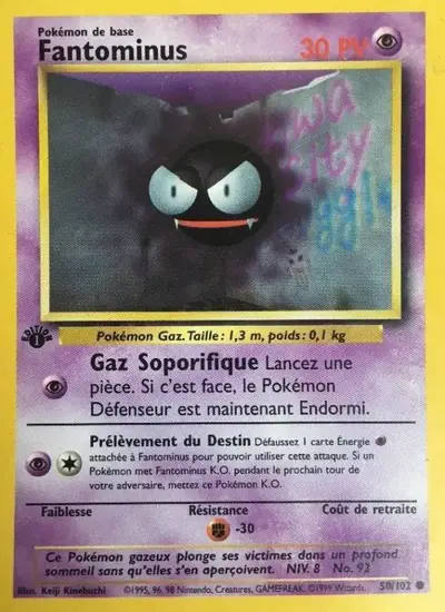 Image de la carte Pokemon Fantominus (Édition 1) 50/102