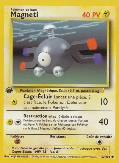 Image de la carte Pokemon Magnéti (Édition 1) 53/102