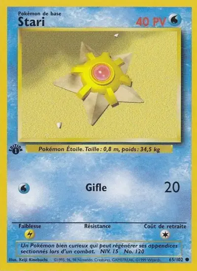 Image de la carte Pokemon Stari (Édition 1) 65/102