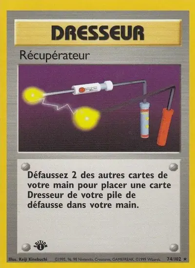 Image de la carte Pokemon Récupérateur (Édition 1) 74/102