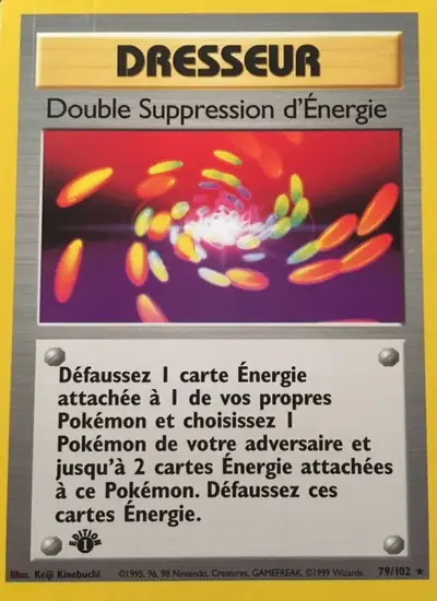 Image de la carte Pokemon Double Suppression d'Énergie (Édition 1) 79/102