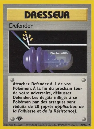 Image de la carte Pokemon Defender (Édition 1) 80/102
