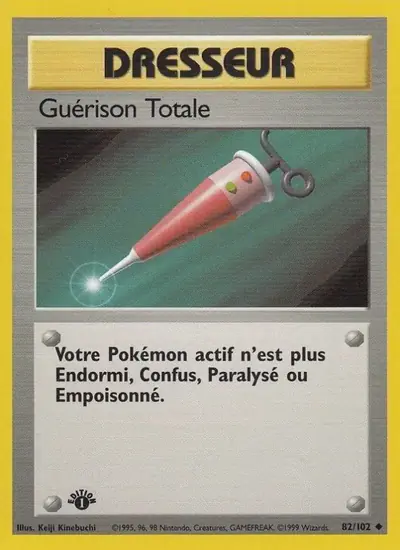 Image de la carte Pokemon Guérison Totale (Édition 1) 82/102