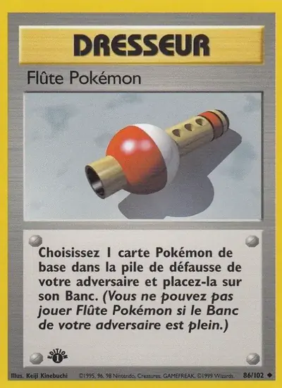 Image de la carte Pokemon Flûte Pokémon (Édition 1) 86/102