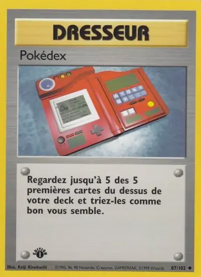 Image de la carte Pokemon Pokédex (Édition 1) 87/102