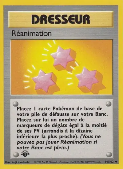 Image de la carte Pokemon Réanimation (Édition 1) 89/102