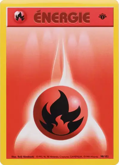 Image de la carte Pokemon Énergie Feu (Édition 1) 98/102