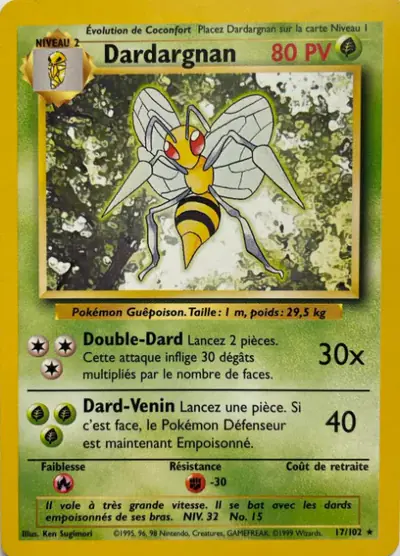 Image de la carte Pokemon Dardargnan 17/102