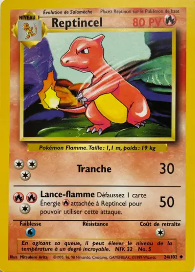 Image de la carte Pokemon Reptincel 24/102