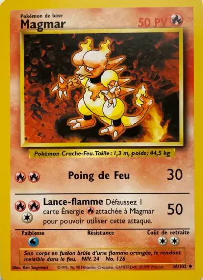 Image de la carte Pokemon Magmar 36/102