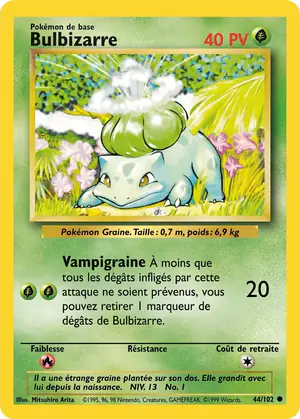 Bulbizarre 44/102
