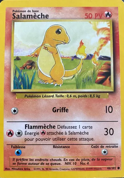 Image de la carte Pokemon Salamèche 46/102