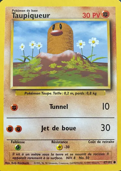 Image de la carte Pokemon Taupiqueur 47/102