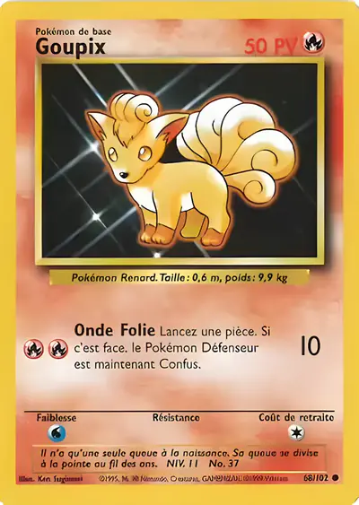 Image de la carte Pokemon Goupix 68/102