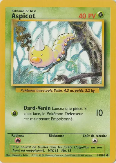 Image de la carte Pokemon Aspicot 69/102