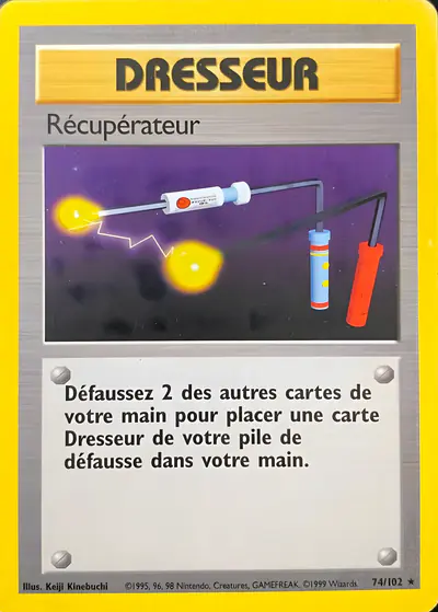 Image de la carte Pokemon Récupérateur 74/102