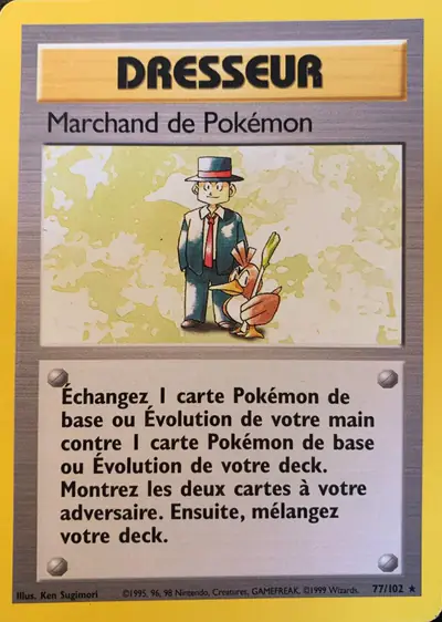 Image de la carte Pokemon Marchand de Pokémon 77/102