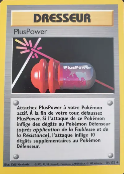 Image de la carte Pokemon PlusPower 84/102