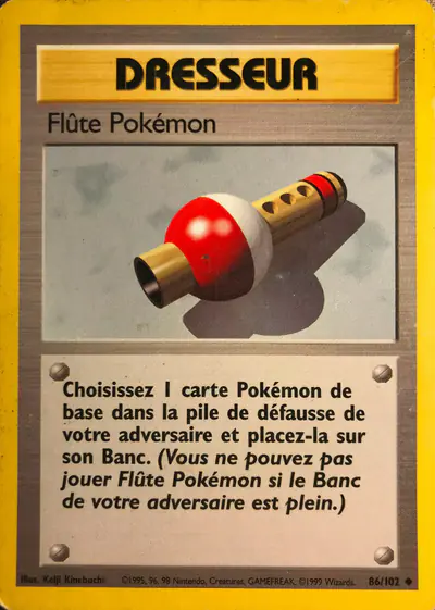 Image de la carte Pokemon Flûte Pokémon 86/102
