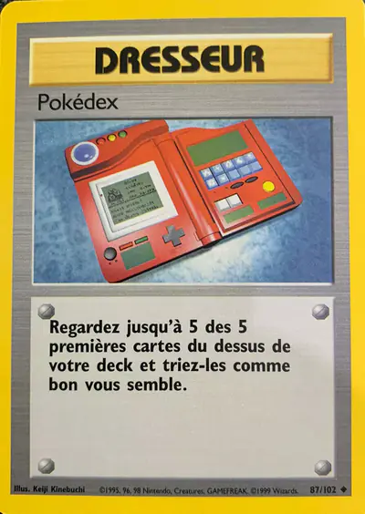 Image de la carte Pokemon Pokédex 87/102