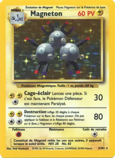 Image de la carte Pokemon Magnéton 9/102