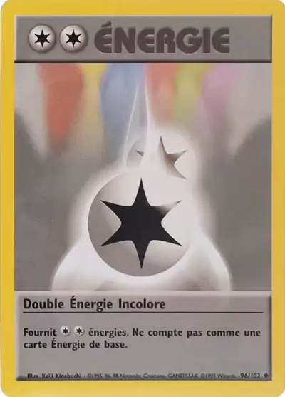 Image de la carte Pokemon Double Énergie Incolore 96/102