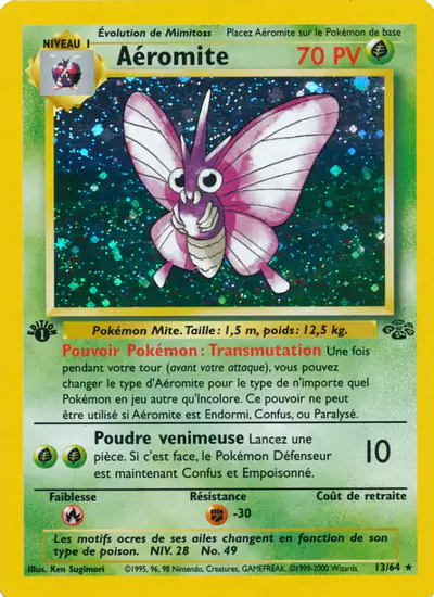 Image de la carte Pokemon Aéromite (Édition 1) 13/64