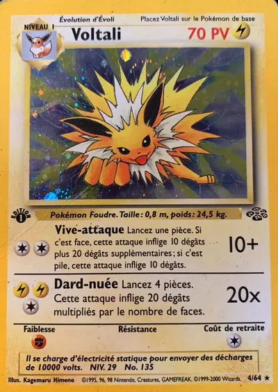 Image de la carte Pokemon Voltali (Édition 1) 20/64