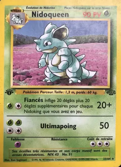 Image de la carte Pokemon Nidoqueen (Édition 1) 23/64