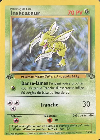 Image de la carte Pokemon Insécateur (Édition 1) 26/64