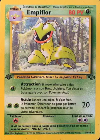 Image de la carte Pokemon Empiflor (Édition 1) 30/64