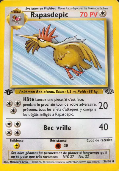 Image de la carte Pokemon Rapasdepic (Édition 1) 36/64