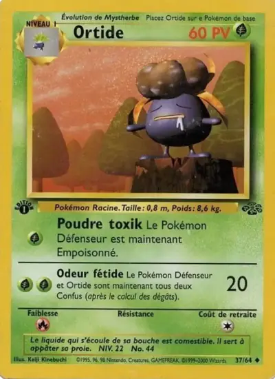 Image de la carte Pokemon Ortide (Édition 1) 37/64