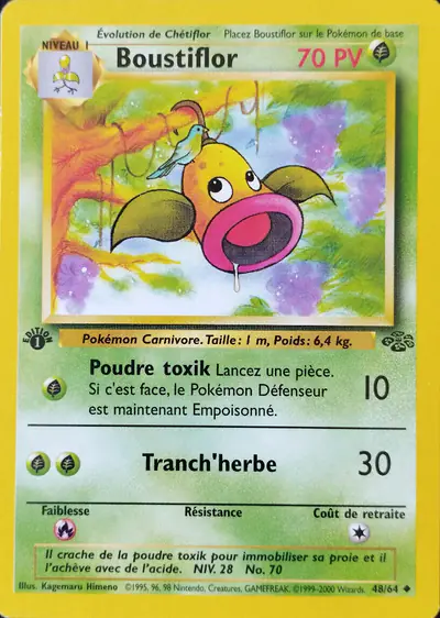 Image de la carte Pokemon Boustiflor (Édition 1) 48/64
