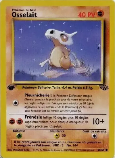 Image de la carte Pokemon Osselait (Édition 1) 50/64