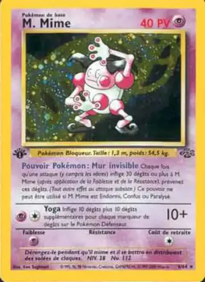 Image de la carte Pokemon M. Mime (Édition 1) 6/64