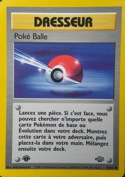 Image de la carte Pokemon Poké Balle (Édition 1) 64/64