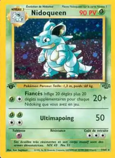 Image de la carte Pokemon Nidoqueen (Édition 1) 7/64