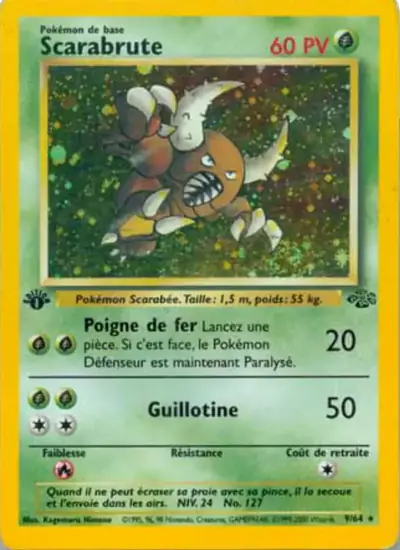 Image de la carte Pokemon Scarabrute (Édition 1) 9/64