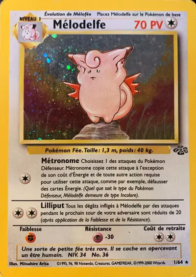 Image de la carte Pokemon Mélodelfe 1/64