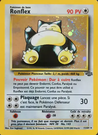 Image de la carte Pokemon Ronflex 11/64