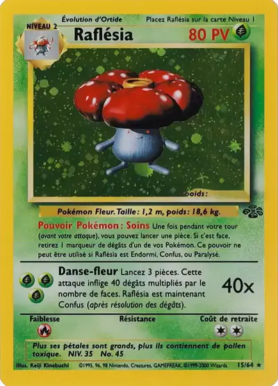 Image de la carte Pokemon Raflésia 15/64