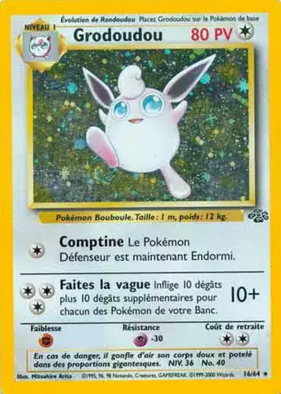 Image de la carte Pokemon Grodoudou 16/64