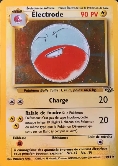 Image de la carte Pokemon Électrode 2/64